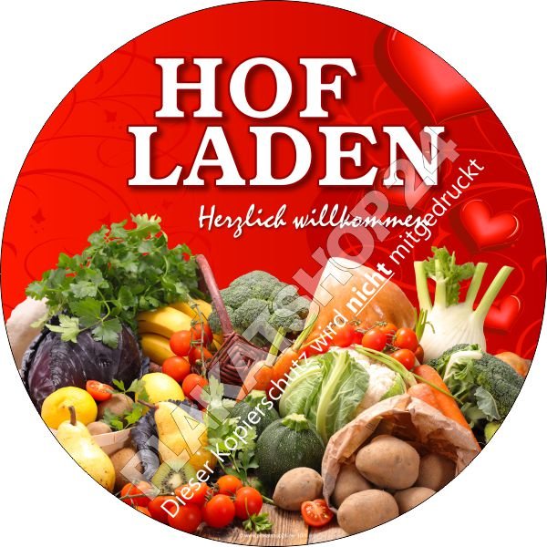 hofladenaufkleberXare0FALCXgjr Werbefolie Ab-Hof-Verkauf