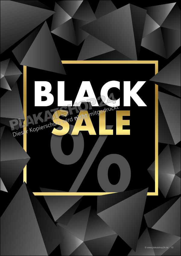 Black Sale Plakat im hochwertigem Design Black Sale Plakat im hochwertigem Design