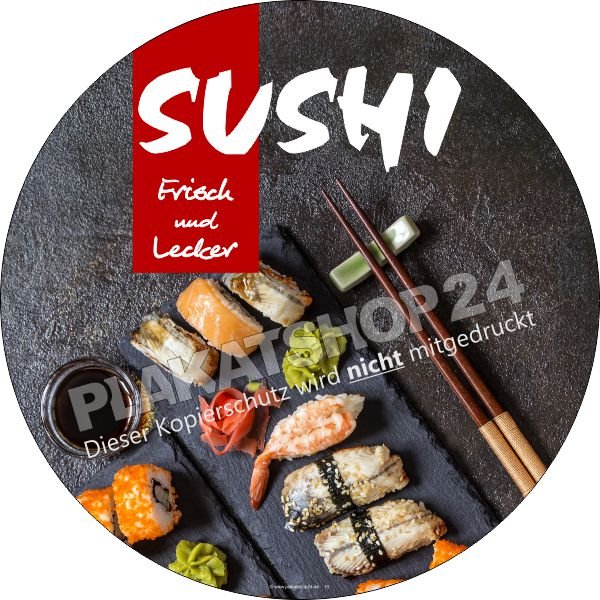 sushiaufkleber Sushiaufkleber japanische Küche