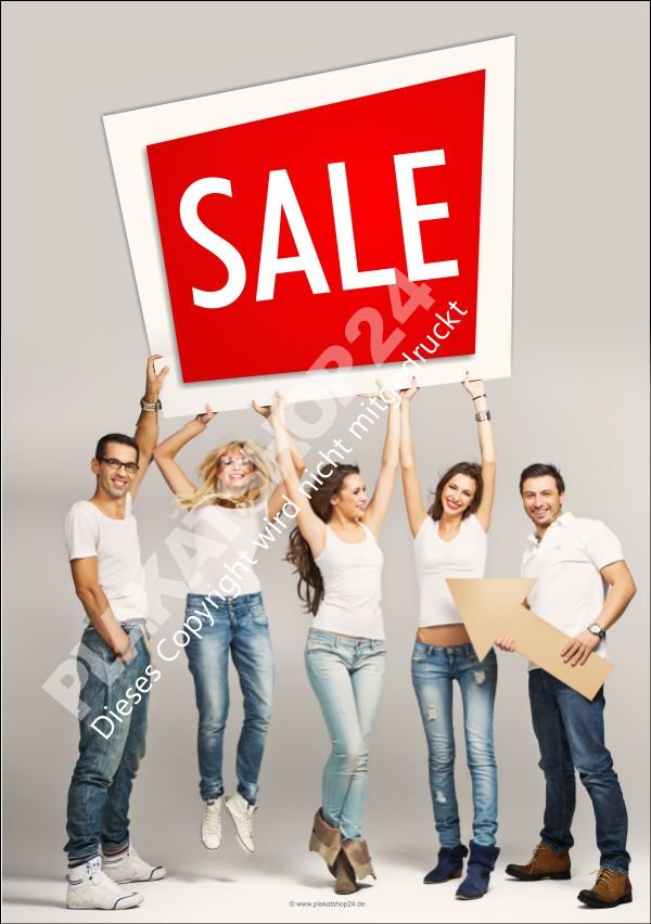 SALE-Poster für die Modebranche