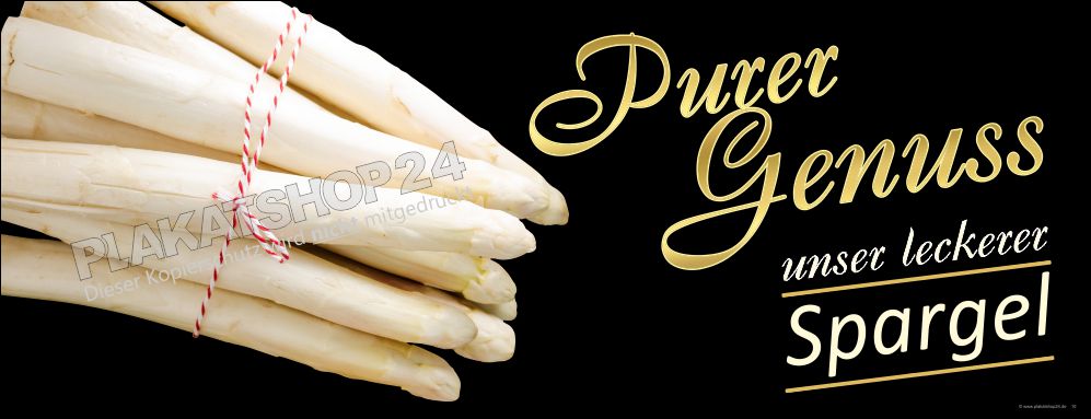 Spargel-Plane Querformat: Purer Genuss – Robuste Werbeplane für Bauzaun & Stand Spargel-Plane Querformat: Purer Genuss – Robuste Werbeplane für Bauzaun & Stand