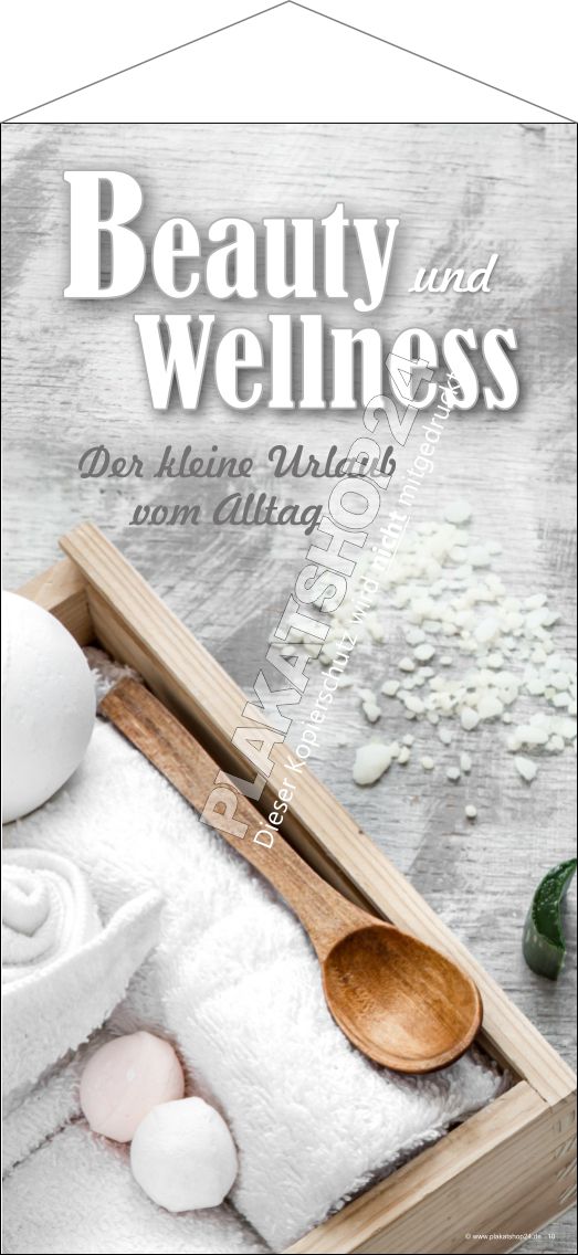 Textilbanner Beauty und Wellness Textilbanner Beauty und Wellness