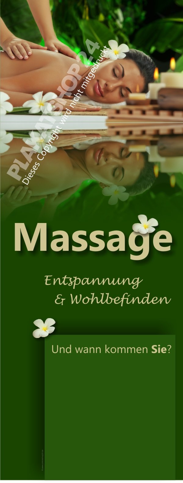 Massage-Werbebanner für Massage-Werbung