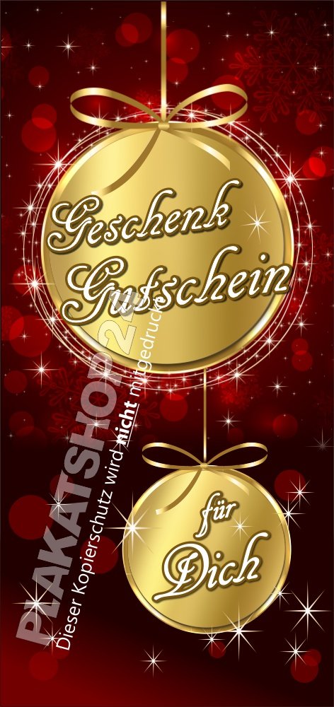 geschenkgutschein Weihnachtsgutschein