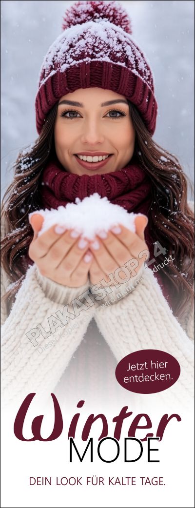 Werbebanner Wintermode – Dein Look für kalte Tage | Fassadenbanner & Zauntransparent wetterfest Werbebanner Wintermode – Dein Look für kalte Tage | Fassadenbanner & Zauntransparent wetterfest
