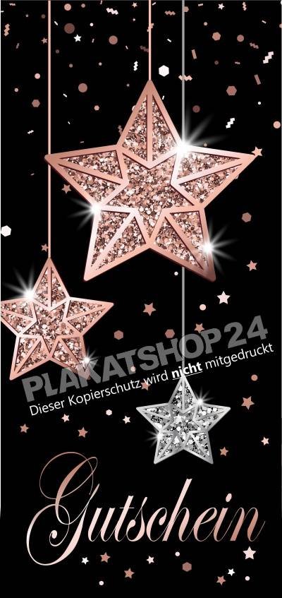 Gutschein mit Weihnachtsmotiv