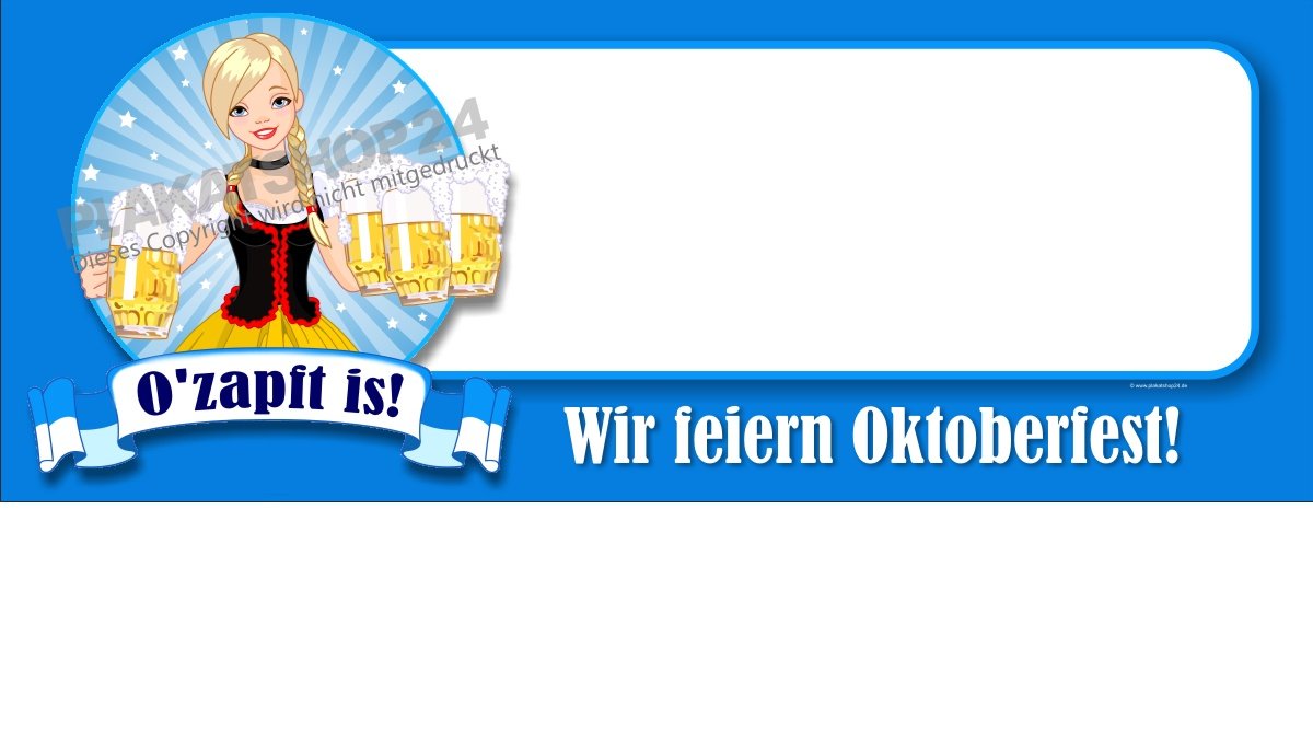 Oktoberfest Banner für Werbung und Dekoration Oktoberfest