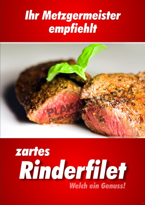 Diese Plakatvorlage liefern wir in