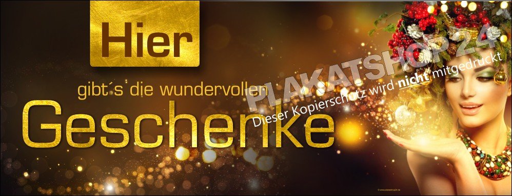 Hinweis-Banner auf tolle Weihnachts-Geschenke