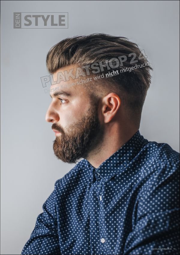 frisurenplakat-wikinger-look Frisurenposter Schaufenster / Fassade