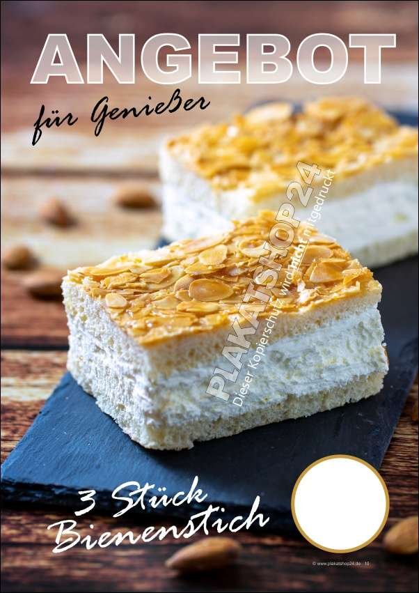 Bienenstichposter mit Preisfeld