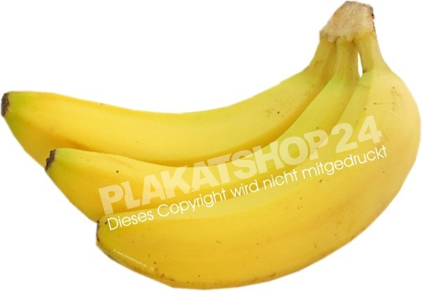 Schaufensterfolie Bananen als Werbefolie für Obst- und Gemüsehandel