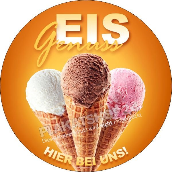 Werbefahne Bubble Slush Eis A3, Fahne Bubbleslush Werbung Grün